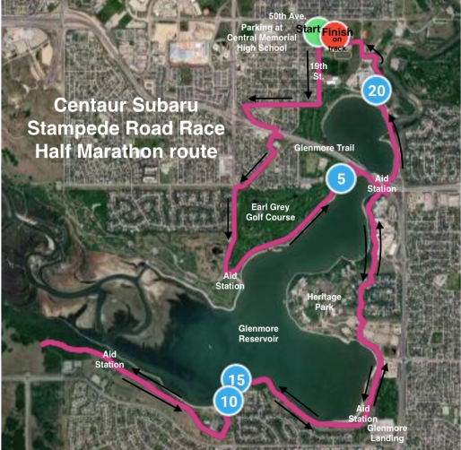 Race Maps Stampede Road Race